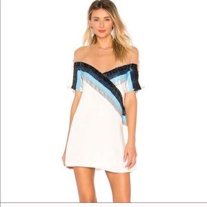 NBD Mireya Dress in blue sequin